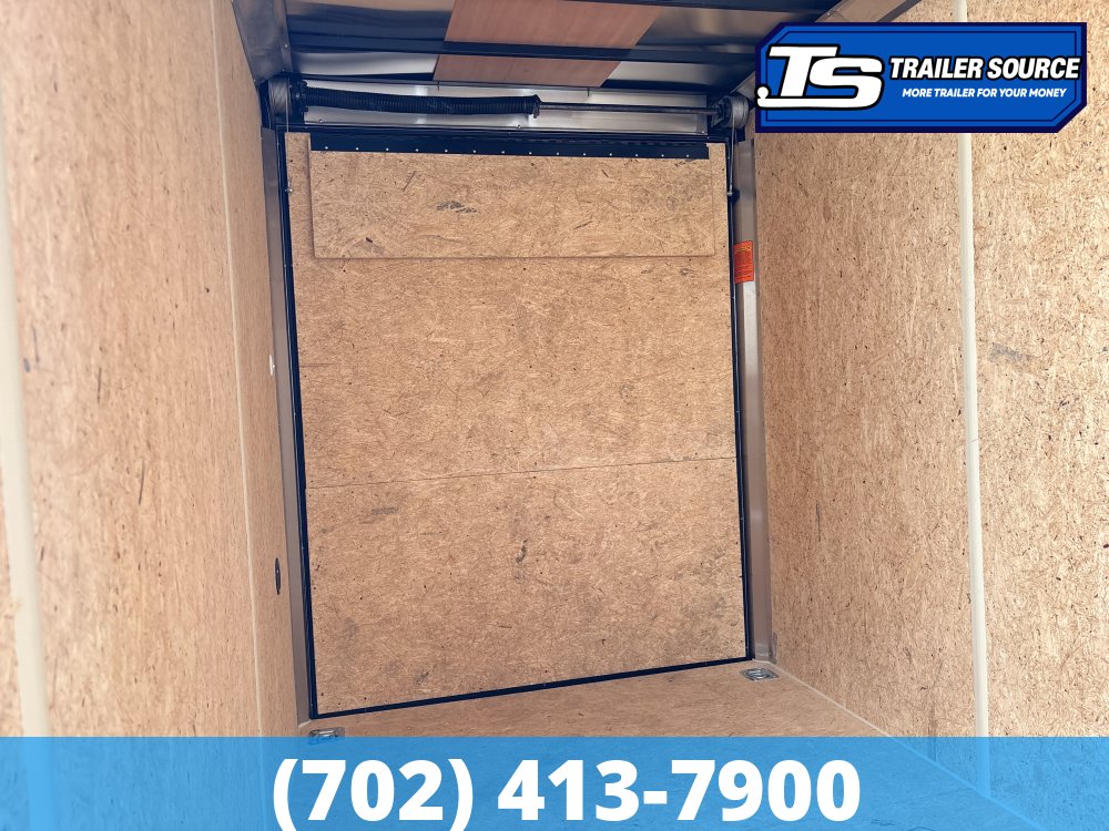 6x12 Look Element SE Enclosed Cargo Trailer - 7'0" Interior - 7K GVWR - .080 PolyCor, Alloy Wheels, D-Rings, Rear Spoiler w/ Load Lights