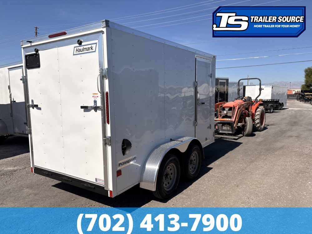 6x12 Haulmark Passport Enclosed Cargo Trailer - 6'6" Interior - 7K GVWR -