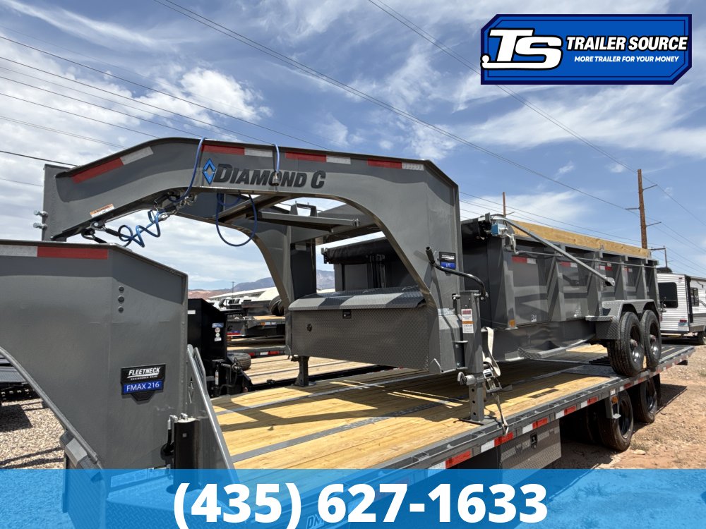 7x16 Diamond C LPT-GN 210 Gooseneck Dump