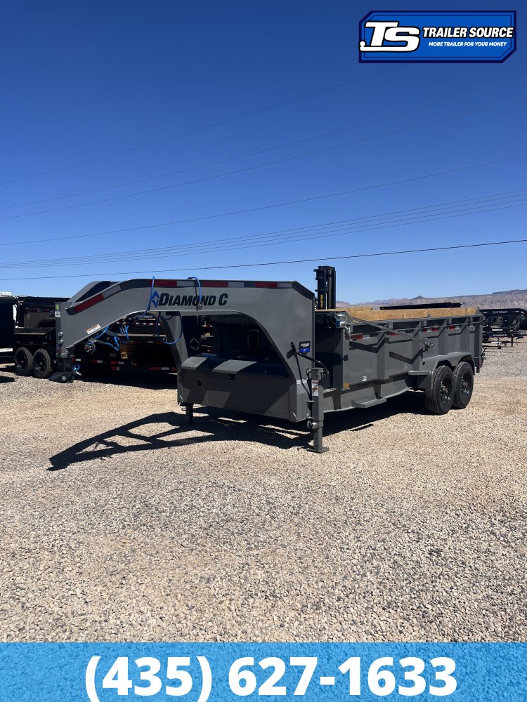 7x16 Diamond C LPT-GN 210 Gooseneck Dump