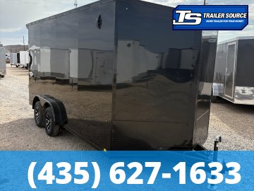 7.5x16 Look Element SE Enclosed Cargo Trailer - 7'0" Interior - 7K GVWR - Alloy Wheels, Black Out Package, Rear Spoiler w/ Load Lights, Roadside Door