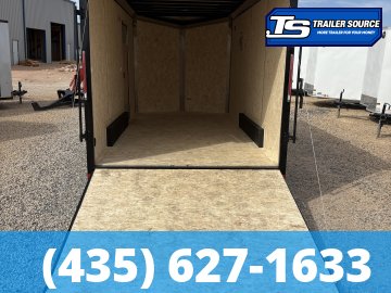 7.5x16 Look Element SE Enclosed Cargo Trailer - 7'0" Interior - 7K GVWR - Alloy Wheels, Black Out Package, Rear Spoiler w/ Load Lights, Roadside Door