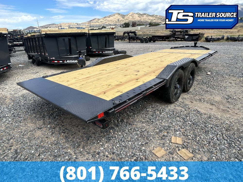 8.5x22 Diamond C HXD 208 Wide Body w/ Drive Over Fenders Tilt Trailer - 18K GVWR -
