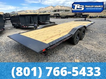 8.5x22 Diamond C HXD 208 Wide Body w/ Drive Over Fenders Tilt Trailer - 18K GVWR -