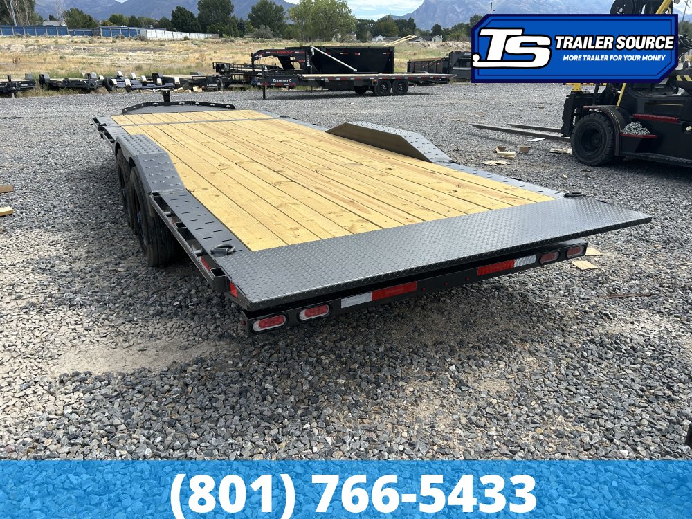 8.5x22 Diamond C HXD 208 Wide Body w/ Drive Over Fenders Tilt Trailer - 18K GVWR -