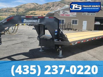 8.5x40 Diamond C FMAX 216 Gooseneck Equipment Maxx Ramps