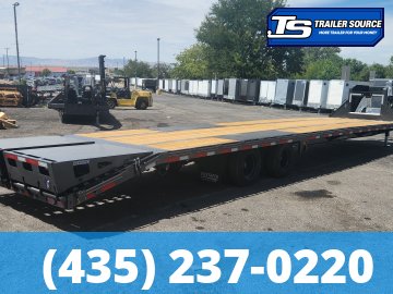 8.5x40 Diamond C FMAX 216 Gooseneck Equipment Trailer - 40K GVWR - ABS Brakes, HDSS (Hutch) Suspension, Max Ramps