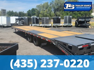 8.5x40 Diamond C FMAX 216 Gooseneck Equipment Trailer - 40K GVWR - ABS Brakes, HDSS (Hutch) Suspension, Max Ramps