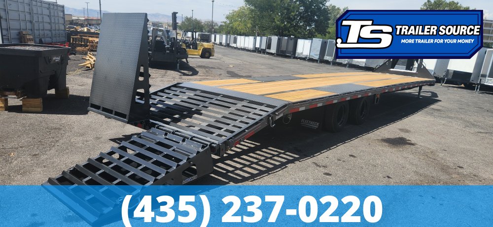 8.5x40 Diamond C FMAX 216 Gooseneck Equipment Trailer - 40K GVWR - ABS Brakes, HDSS (Hutch) Suspension, Max Ramps