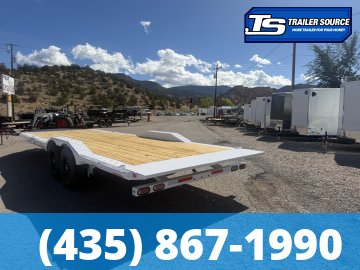 8.5x24 Diamond C HXD 207 Wide Body w/ Drive Over Fenders Tilt Trailer - 15.5K GVWR -
