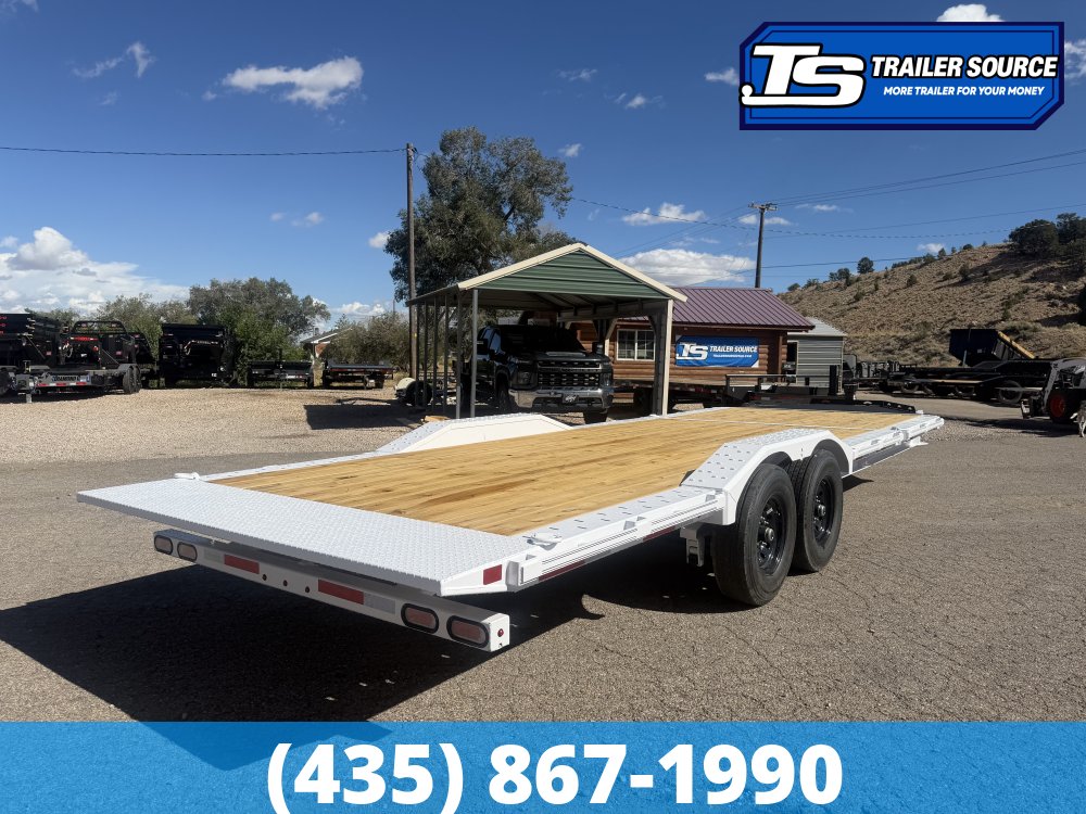 8.5x24 Diamond C HXD 207 Wide Body w/ Drive Over Fenders Tilt Trailer - 15.5K GVWR -