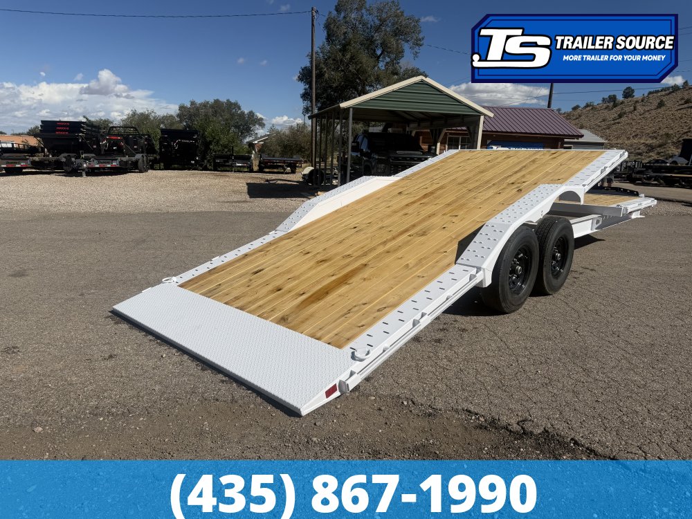 8.5x24 Diamond C HXD 207 Wide Body w/ Drive Over Fenders Tilt Trailer - 15.5K GVWR -
