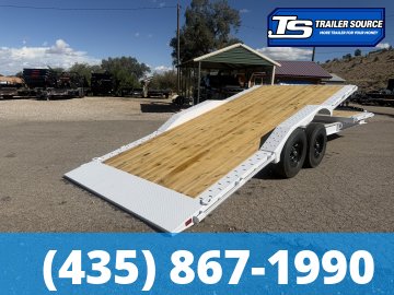 8.5x24 Diamond C HXD 207 Wide Body w/ Drive Over Fenders Tilt Trailer - 15.5K GVWR -