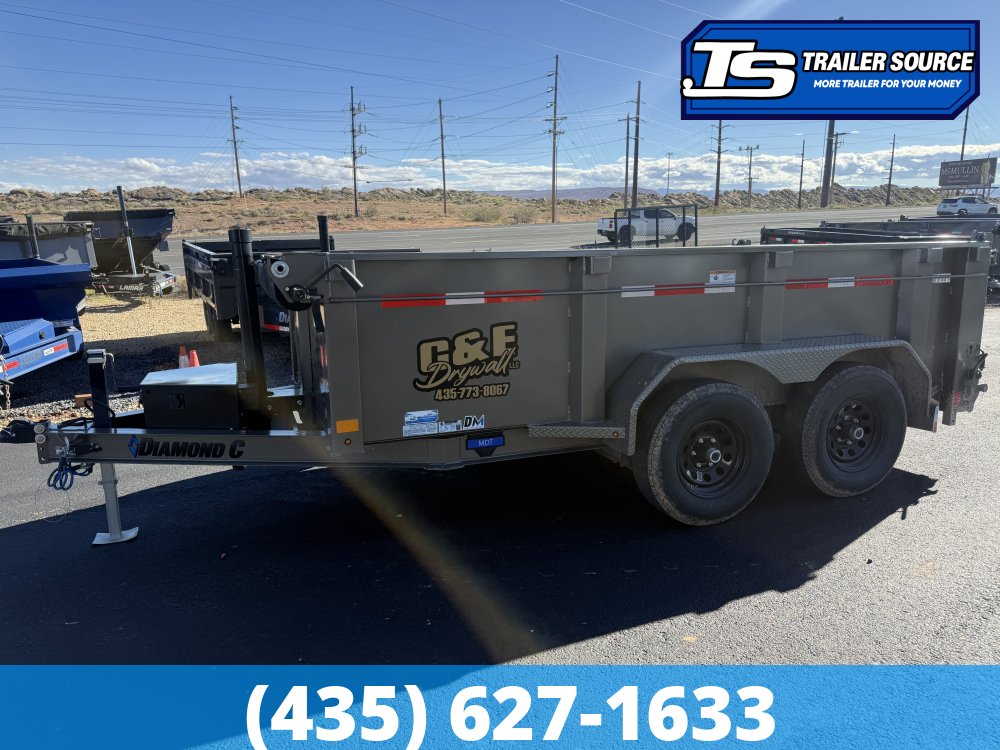 Diamond C MDT 206 6.5x12 ft Dump Trailer 32" Sides 10K GVWR