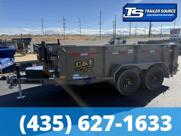 Diamond C MDT 206 6.5x12 ft Dump Trailer 32" Sides 10K GVWR