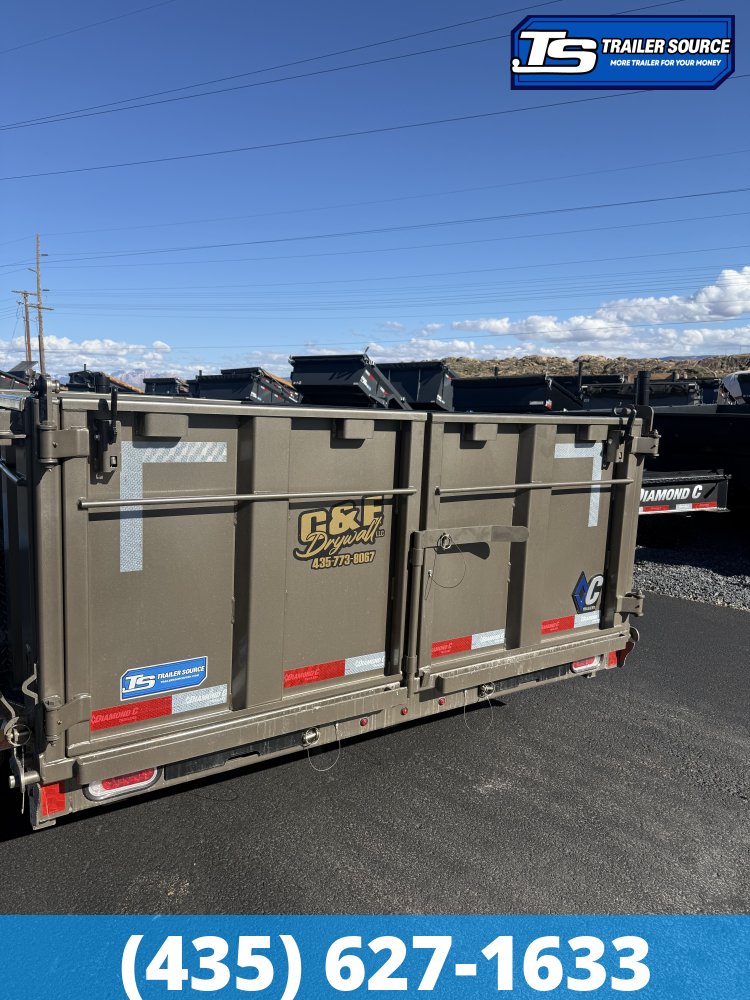 Diamond C MDT 206 6.5x12 ft Dump Trailer 32" Sides 10K GVWR