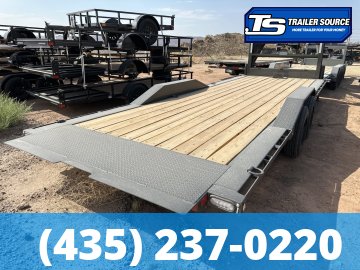 8.5x24 Maxx-D T8X Gooseneck Power Tilt Trailer -  18K GVWR - Hydraulic Jack(s), Wide Body w/ Drive Over Fenders, Winch Plate
