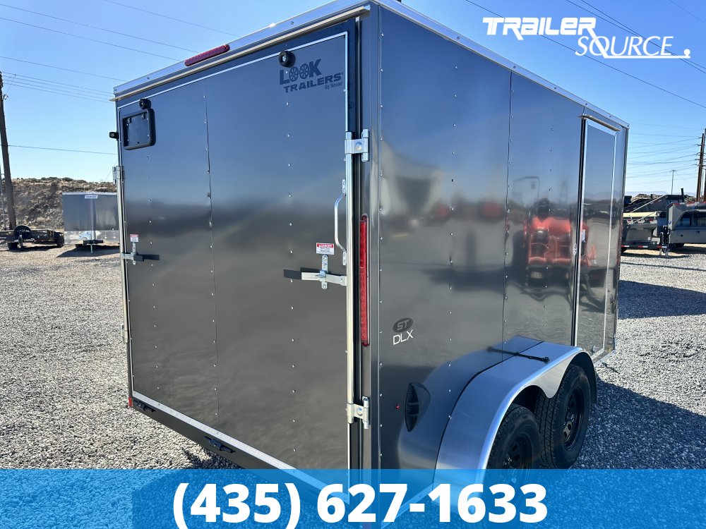 7x12 Look ST DLX 6'6" Interior 7K Tandem Axle Enclosed Cargo