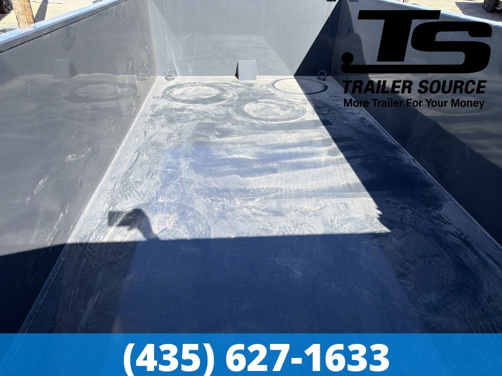 7x14 Lamar DT Dump Trailer - 36" Sides - 14K GVWR - Telescopic