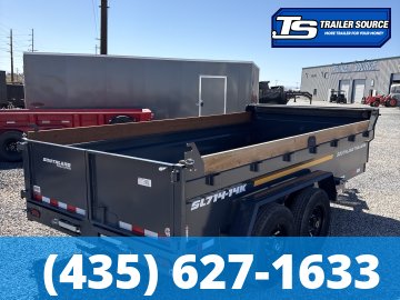 7x14 Southland DUMP Dump Trailer - 14K GVWR - Solar Panel