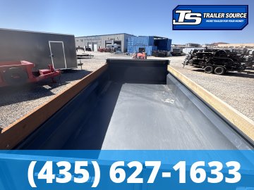 7x14 Southland DUMP Dump Trailer - 14K GVWR - Solar Panel