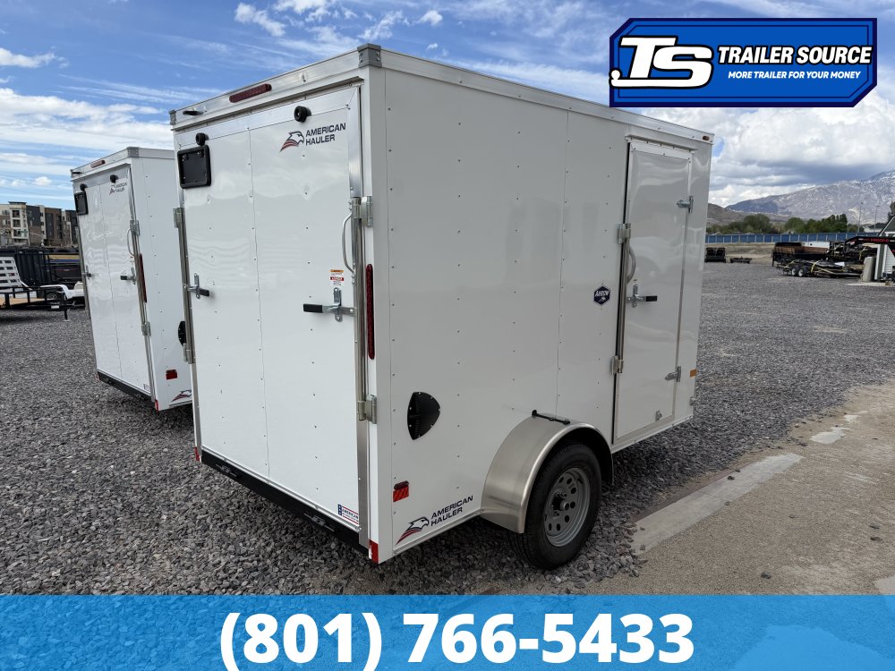 6x10 American Hauler Arrow Enclosed Cargo Trailer - 6'6" Interior - 3.5K GVWR -