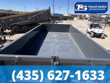 6.5x12 Lamar DM Dump Trailer - 24" Sides - 10K GVWR - Spreader Gate