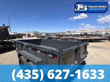 6.5x12 Lamar DM Dump Trailer - 24" Sides - 10K GVWR - Spreader Gate