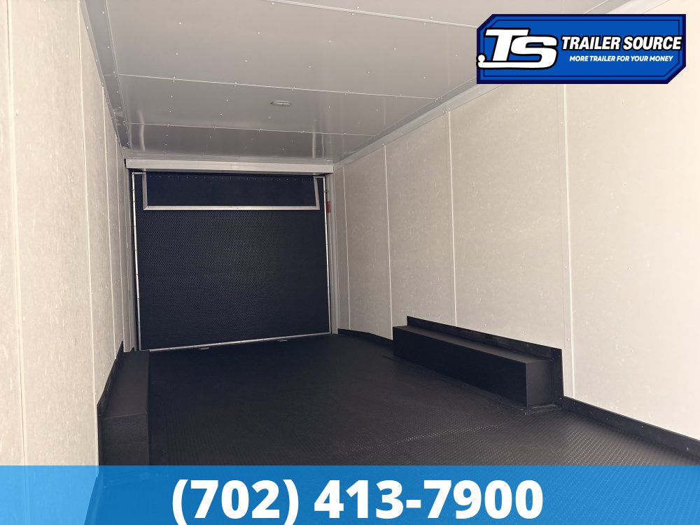8.5x26 Look Element Elite Enclosed Car Hauler Trailer - 10K GVWR - .080 PolyCor, Alloy Wheels, Black Out Package, Finished Interior, Rear Spoiler w/ Load Lights, Rubber Coin Floor