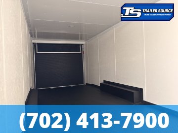 8.5x26 Look Element Elite Enclosed Car Hauler Trailer - 10K GVWR - .080 PolyCor, Alloy Wheels, Black Out Package, Finished Interior, Rear Spoiler w/ Load Lights, Rubber Coin Floor