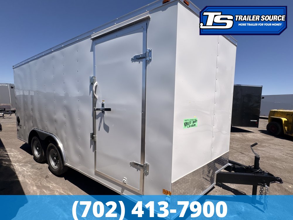 8.5x16 Haulmark Passport Enclosed Cargo Trailer - 6'6" Interior - 7K GVWR - Ramp Door