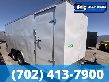 8.5x16 Haulmark Passport Enclosed Cargo Trailer - 6'6" Interior - 7K GVWR - Ramp Door