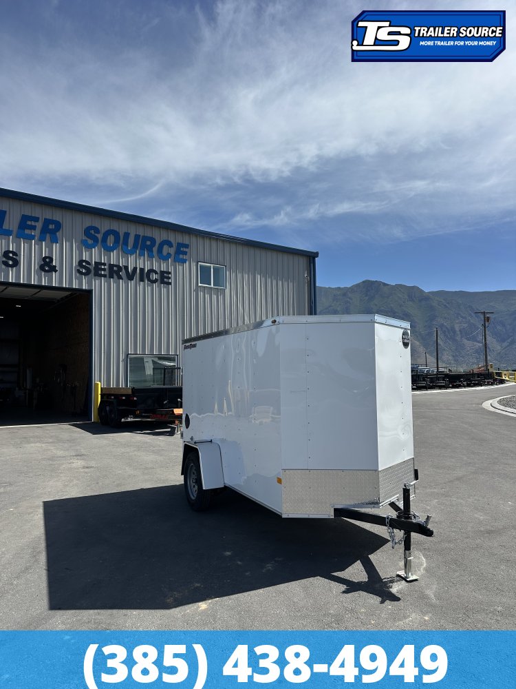5x10 Wells Cargo FastTrac Enclosed Cargo Trailer - 5'6" Interior - 3.5K GVWR - Barn Doors