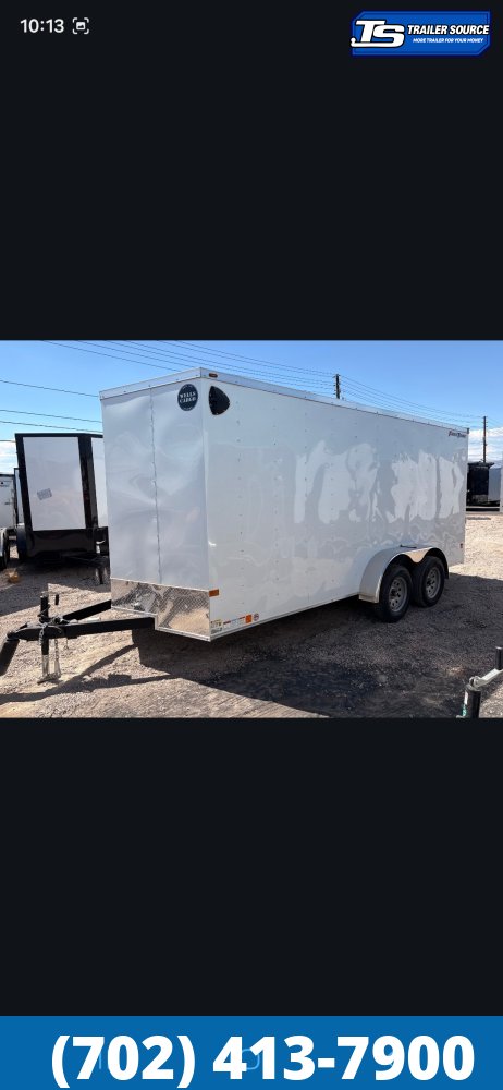 7x16 Wells Cargo  Enclosed Cargo