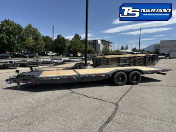 8.5x24 Diamond C HXD 208 Wide Body w/ Drive Over Fenders Tilt Trailer - 18K GVWR - ABS Brakes, Pro Tilt