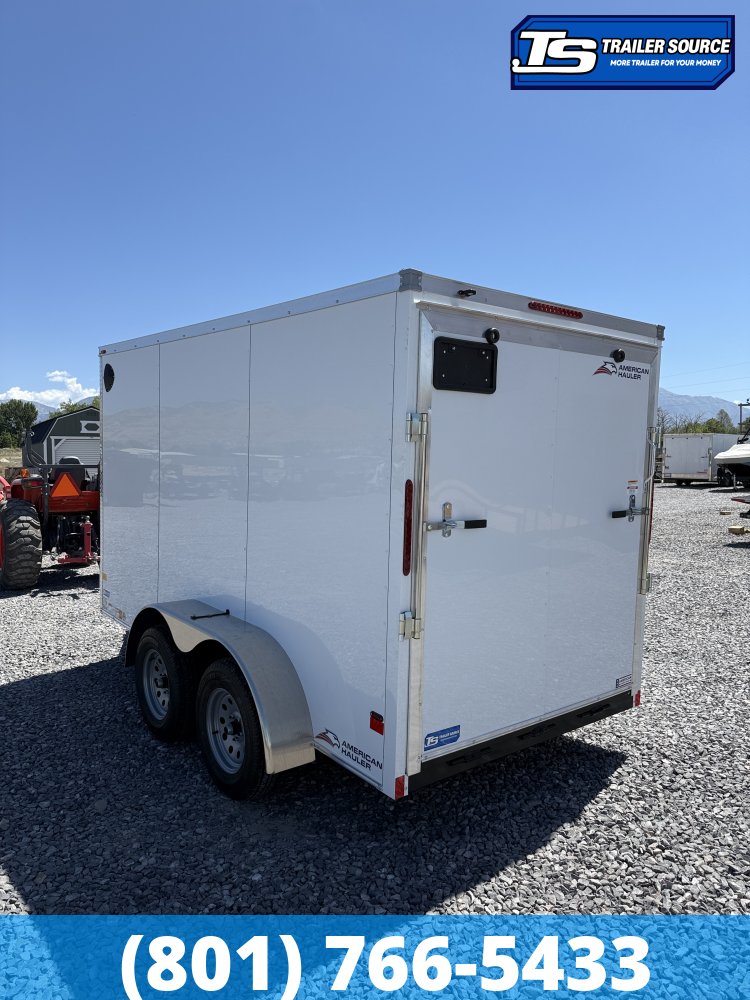 6x12 American Hauler Arrow Enclosed Cargo Trailer - 6'6" Interior - 7K GVWR - .080 PolyCor