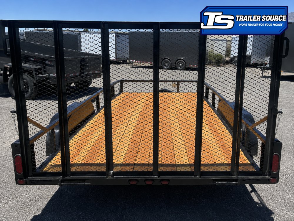 7x14 Echo EA-14-15T Utility Trailer - 7K GVWR - Tire Chocks