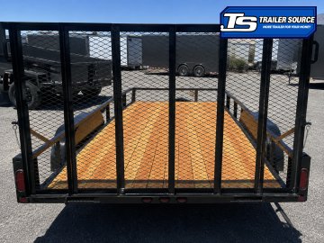 7x14 Echo EA-14-15T Utility Trailer - 7K GVWR - Tire Chocks