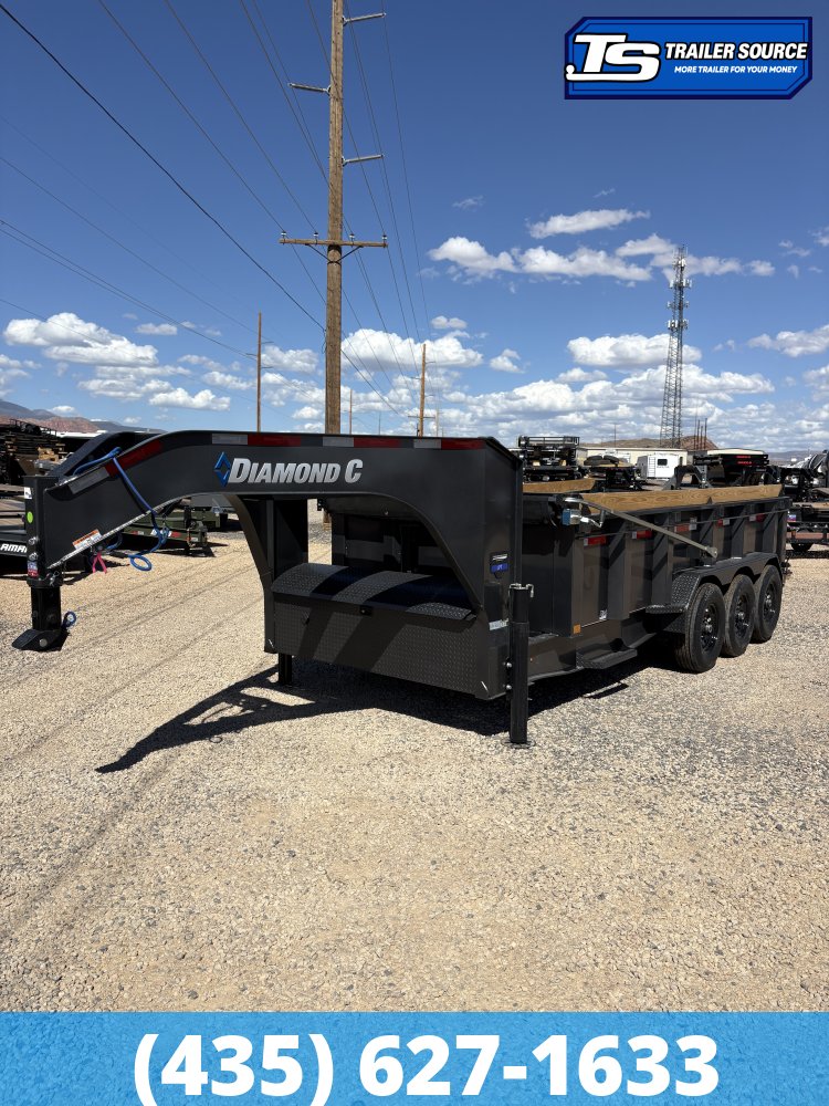 7x16 Diamond C LPT-GN 307 Gooseneck Dump