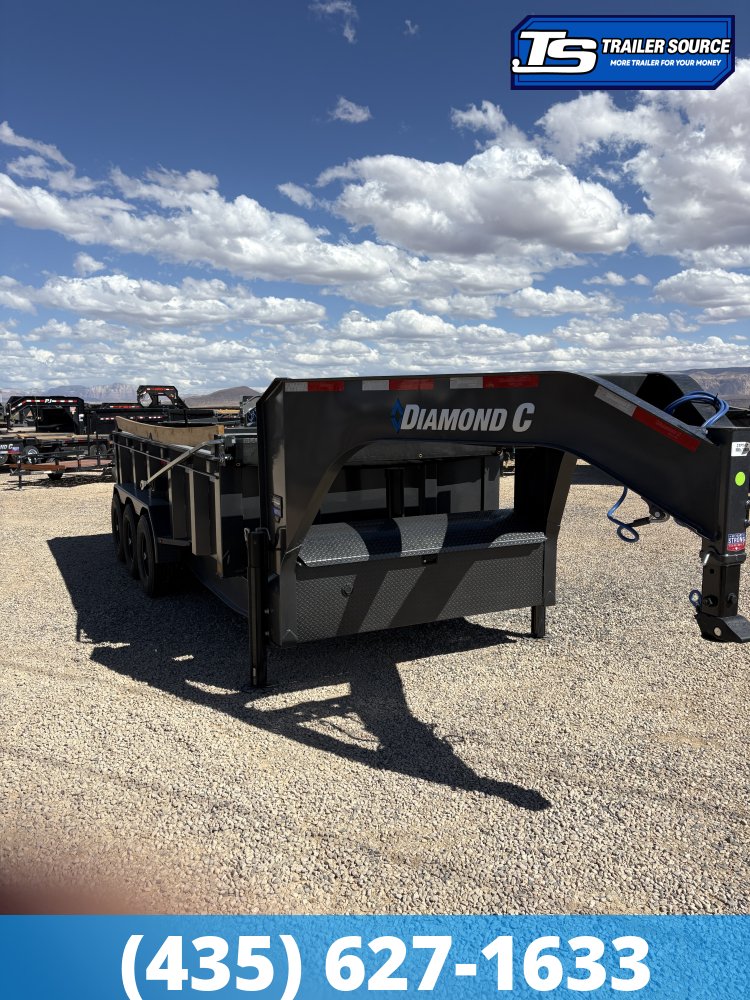 7x16 Diamond C LPT-GN 307 Gooseneck Dump