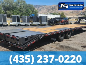 8.5x40 Diamond C FMAX 210 Gooseneck Equipment Trailer - 25K GVWR - ABS Brakes, Max Ramps