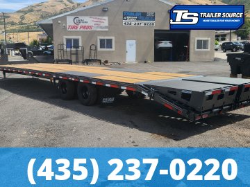 8.5x40 Diamond C FMAX 210 Gooseneck Equipment Trailer - 25K GVWR - ABS Brakes, Max Ramps