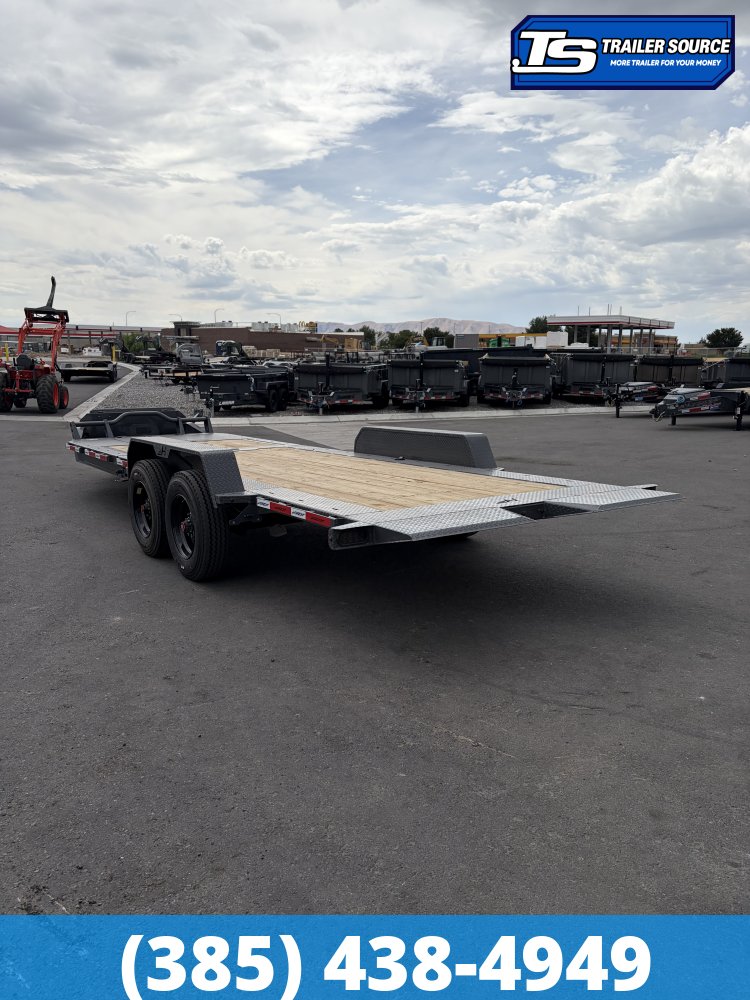 7x24 Horizon HET Tilt Trailer - 21K GVWR - 10K Axles, 17.5" HD Wheels, 18 Ply Tires, Torsion Axles