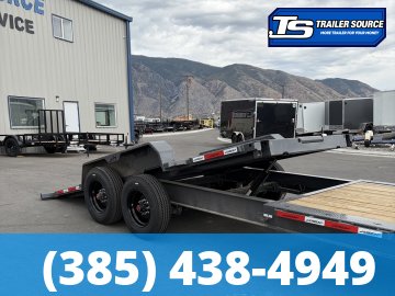 7x24 Horizon HET Tilt Trailer - 21K GVWR - 10K Axles, 17.5" HD Wheels, 18 Ply Tires, Torsion Axles