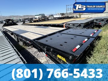 8.5x40 Big Tex Gooseneck Equipment Trailer - 25.9K GVWR - HDSS (Hutch) Suspension, Slide Track, Spare Tire