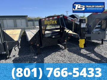 8.5x40 Big Tex Gooseneck Equipment Trailer - 25.9K GVWR - HDSS (Hutch) Suspension, Slide Track, Spare Tire