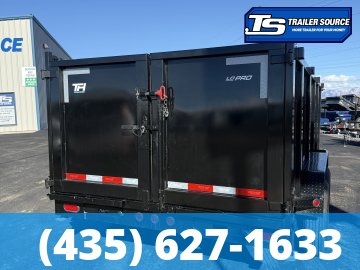 7x14 Top Hat DX Low Pro Dump Trailer - 48" Sides - 14K GVWR -