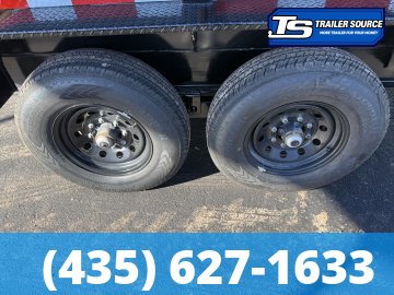 7x14 Top Hat DX Low Pro Dump Trailer - 48" Sides - 14K GVWR -