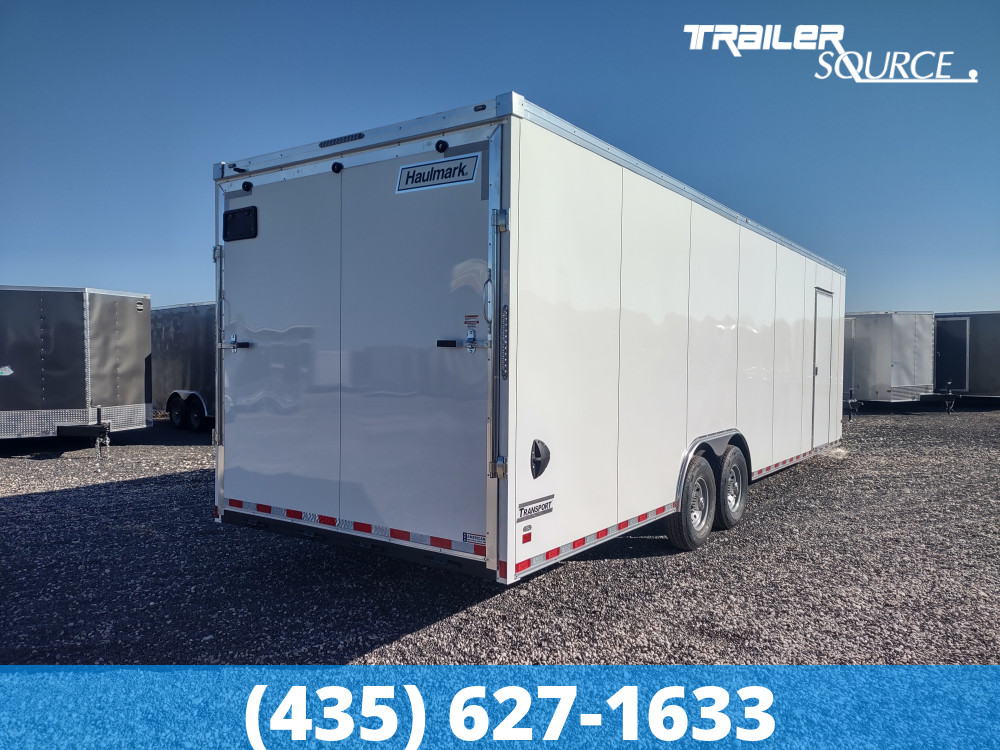 8.5x28 Haulmark Transport 7'6" Interior 12K Tandem Axle Enclosed Cargo