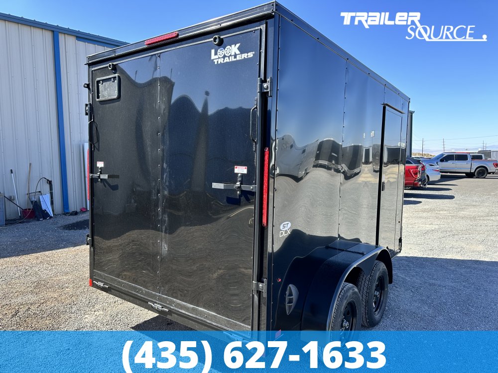 7x12 Look ST DLX 7'0" Interior 7K Tandem Axle Enclosed Cargo